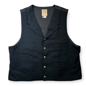WahMaker Frontier Clothing Wool‎ Vest Size L Made In USA
